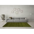 thumbnail image 3 of Ahgly Company Machine Washable Indoor Rectangle Abstract Green Modern Area Rugs, 5' x 7', 3 of 4