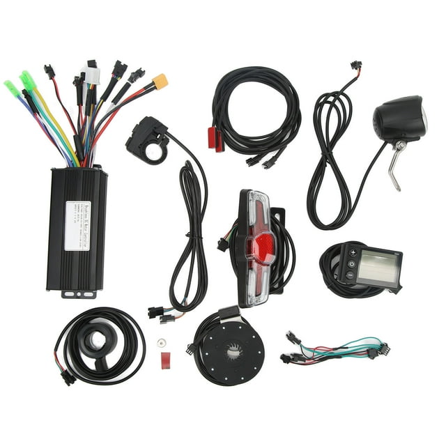 Kit de conversión de bicicleta eléctrica de 750W-1000W, controlador 30A, Panel S866, faro, luz trasera, acelerador de pulgar para piezas de reparación YUNYI BRAND Deportes