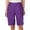 Purple, variant on Shorts for Women Casual Stretch Waist Shorts for Everyday Wear with High Rise Comfort and Basic Solid Color Design North Platform Competitors Women’s Shorts for Spring Summer Red S
