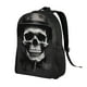 thumbnail image 2 of Easygdp Black White Hat Skull Mochila Versátil y Elegante: Comodidad, Almacenaje y Durabilidad para la Universidad, Trabajo, Viajes y Uso Diario, 2 of 8