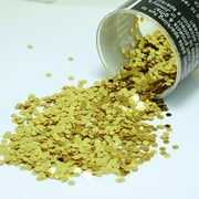 Confetti Circle 1/8" Gold - Pouch (1/2 oz) - CCP9926