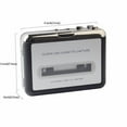thumbnail image 1 of Lecteur de Cassette USB Convertisseur Cassette vers MP3 combo Capture Lecteur de Cassette portable Lecteur Audio Lecteur de Musique Cassette Enregistreur, 1 of 1