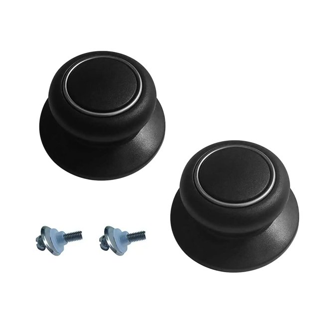 Paquete de 2 perillas de repuesto para tapa de olla, baquelita resistente al calor, mango de tapa de olla de cocina, perillas de repuesto para cacerola, cubierta de hervidor, tapa de cacerola de vidri