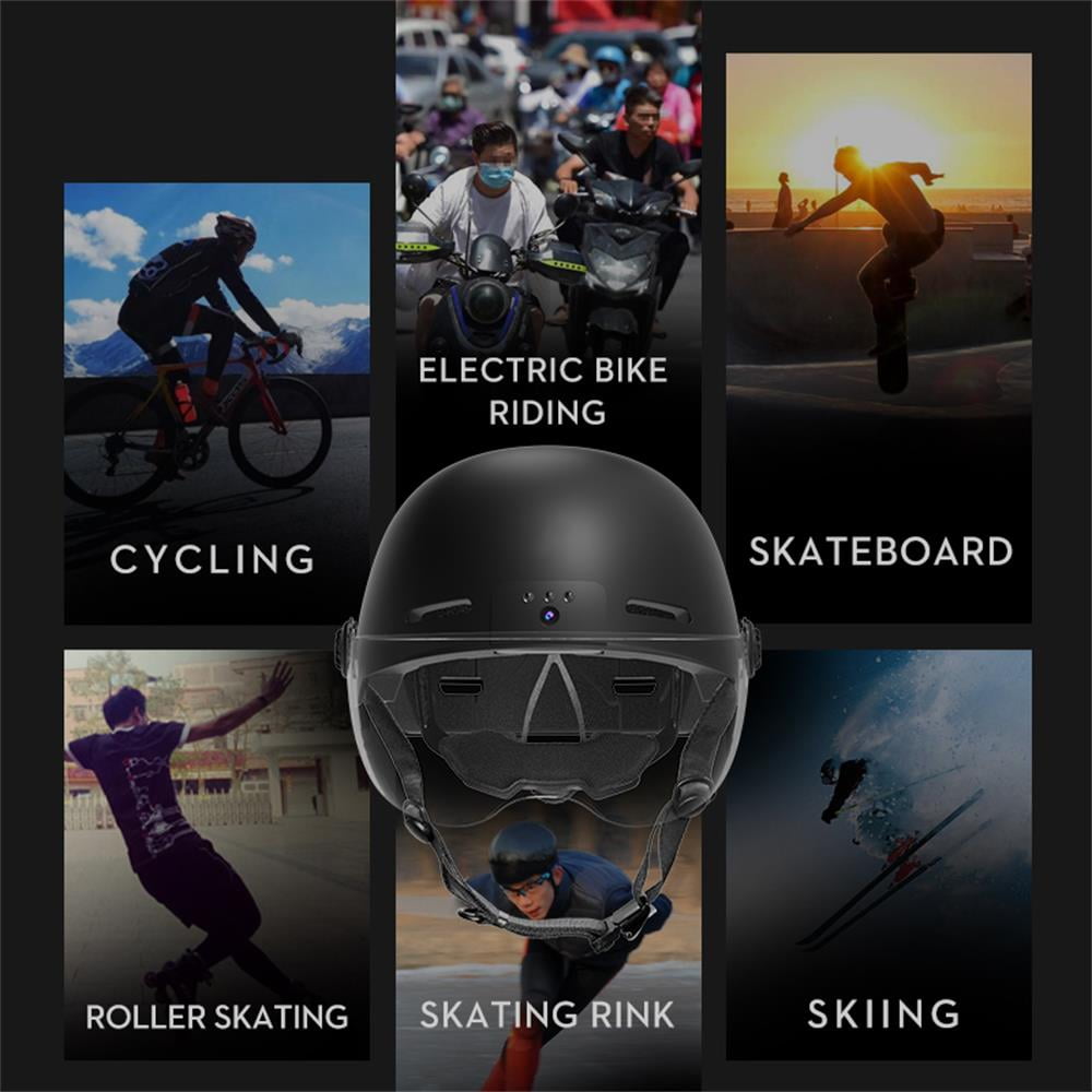 Safety headgear,Camera 8 And Helmet And Absorption Safety Camera 1300mah E-bike 8 Video 1300mah Safety And Video 1300mah Helmet And Camera Video Safety Camera Helmet Safety E-bike Yellow