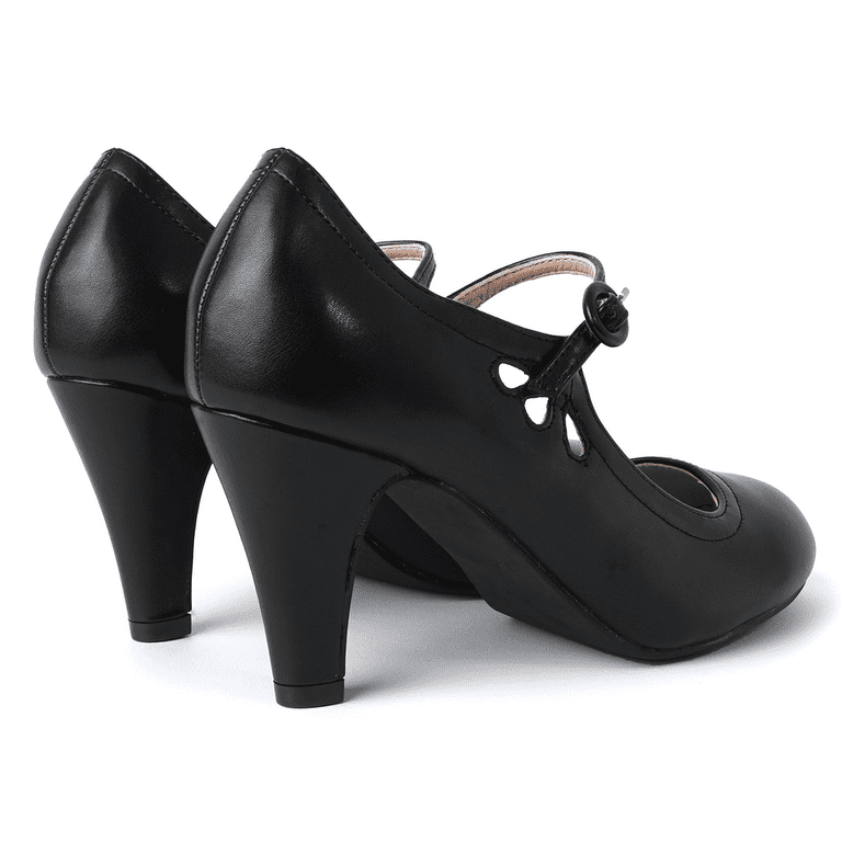 J. Adams Pixie Mary Jane Pumps - Retro Vintage High Heels