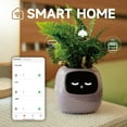 thumbnail image 4 of PLANTSIO Smart pet Planter Robot Guidance on Plant Care with Emojis, Adorable Plant Companion with Rich Gesture Interaction, Neat Desk Setup Gift (White), 4 of 10