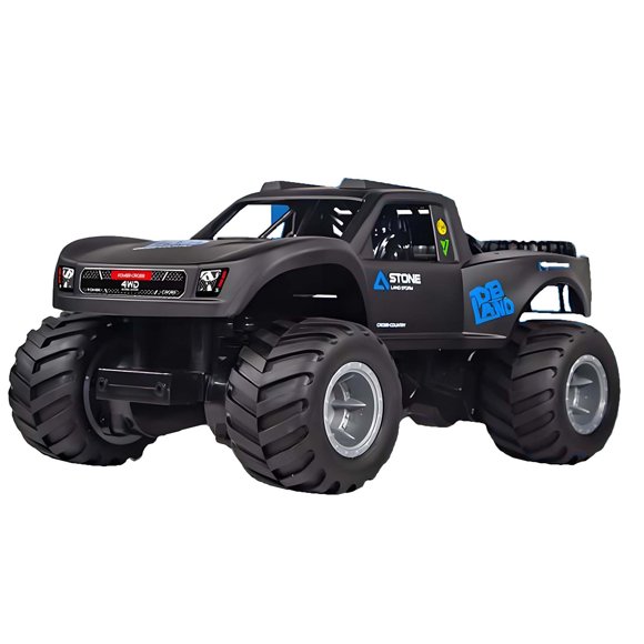 Blue 4Wd Rc Stunt Car Off Road Water Land Adventure Vehicle With Independent Suspension Remote Control Climbing Toy For Boys Outdoor Play