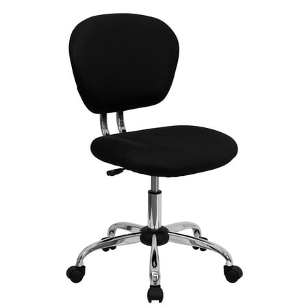 - Flash Furniture Mid-Back Mesh Armless Task Chair