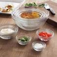 thumbnail image 2 of Duralex Lys Stackable Clear Glass Bowl 17 cm Set of 6, 2 of 4
