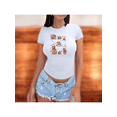 thumbnail image 2 of Playera Blusa De Capybara y Amigos Ropa Para Mujer Capibara Color Blanco Talla Chica Marca Emil SaEs, 2 of 4