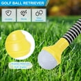 thumbnail image 3 of Golf Ball Retriever Grabber Golf Ball Suction Cup Grabber Rubber Putter Grip Picker Yellow, 3 of 7