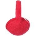 thumbnail image 3 of Cache-oreilles Tricotés Ajustables Chauds d'Hiver pour Femmes et Filles Pliables (Rouge), 3 of 6