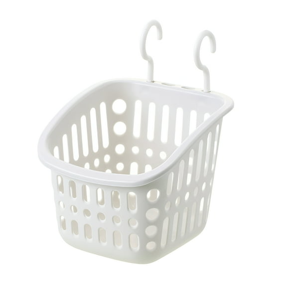 LAMIRO Hanging Basket Storage Hook Gridwire Baskets Wall Fruit Clotheshome the Shelving Door Baskets Over Kitchen Hanging Baskets for Organizing (10.63X7.48X6.5 Inches)