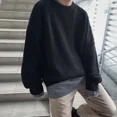 thumbnail image 4 of Men's Round Neck Sweater 2023 New Autumn/Winter Knit Loose and Thickened Korean Pullover Men Clothes, 4 of 5