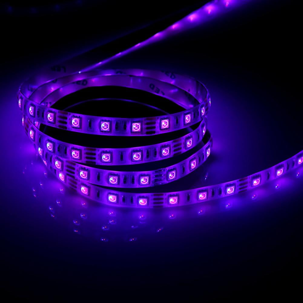 Rdeghly 5M 5V RGB 5050 USB LED Strip Light TV Backlight Decorating Lamp