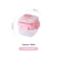 thumbnail image 5 of Salad Container For Lunch, Salad Lunch Container For Adults, Salad Bowl Kit With Compartments For Salad Dressing & Toppings, 5 of 5
