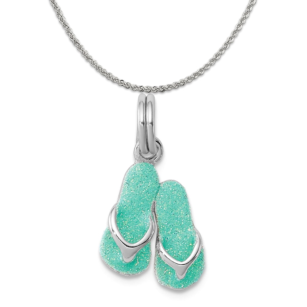 Sterling Silver Rope Chain Necklace 