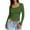 A4-#1Army Green, variant on LISTHA Long Sleeve Crop Tops for Women Trendy Y2k T Shirts Basic Square Neck Slim Fit Fashion Shirts Black M