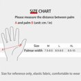 thumbnail image 2 of Guantes antideslizantes de medio dedo con soporte de muñeca acolchado Fitness dedo abierto corto (L) Rojo Verde, 2 of 2