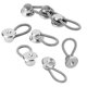 thumbnail image 3 of 20 PCS 10MM Metal Elastic Collar Extenders Button Extenders for Shirt Dress Trousers Coat Collars, 3 of 3