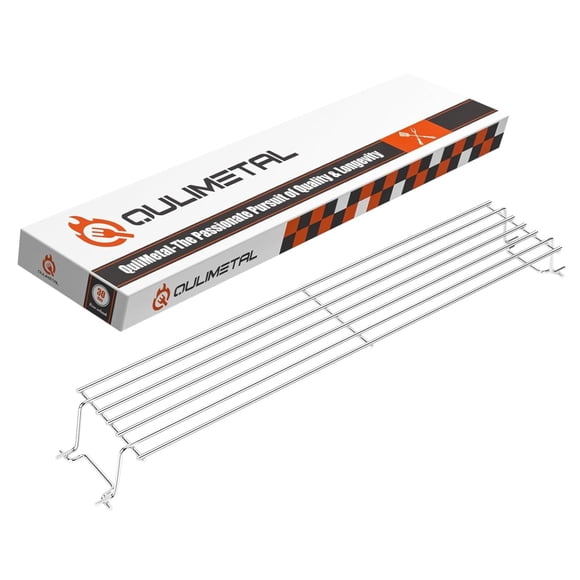QuliMetal Stainless Steel Warming Rack for Weber Spirit 300, Grill Parts for Weber Spirit 2 300 Series Grills with Front Control K