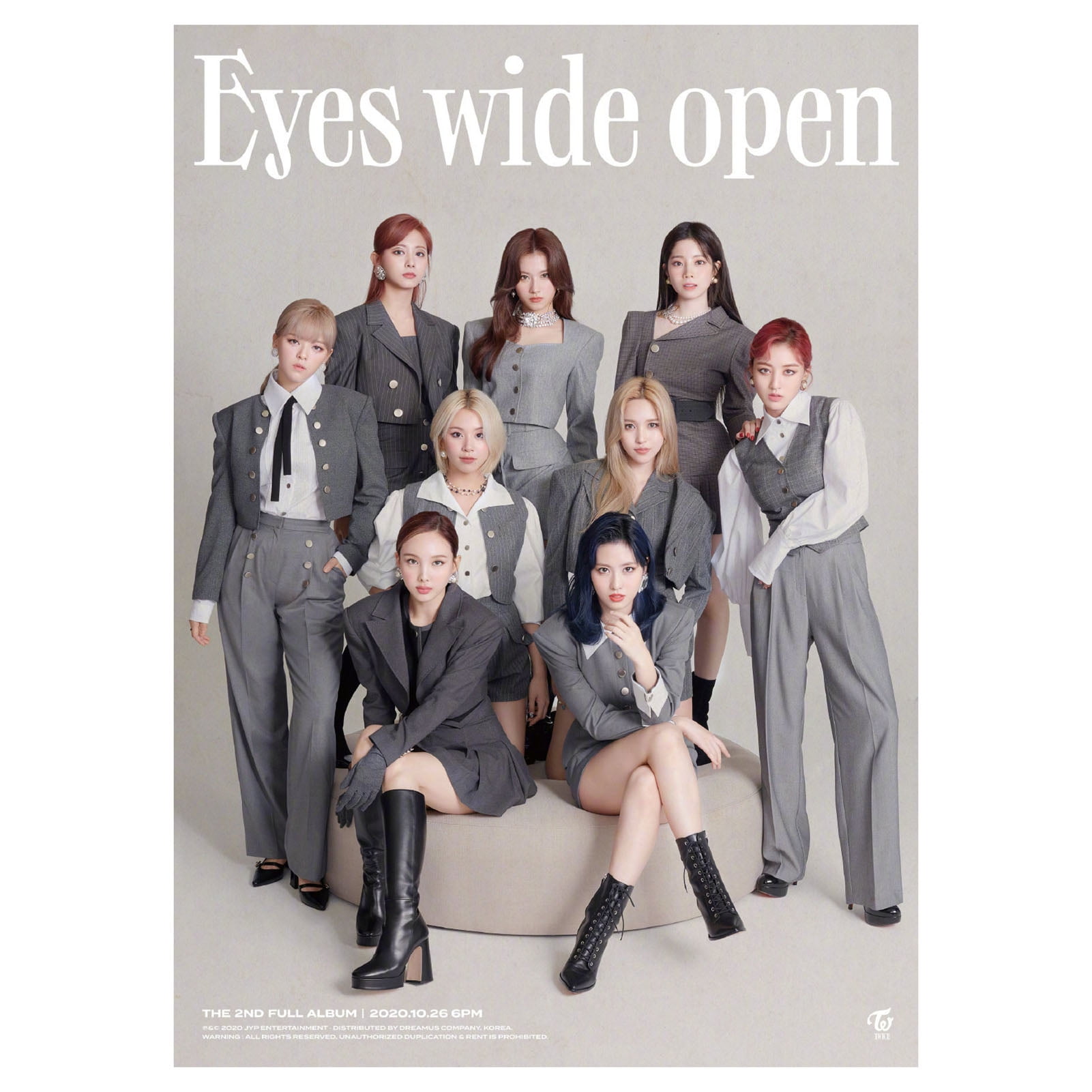 Cyan Oak Popular Kpop Twice Poster New Album Eyes Wide Open I Can T Stop Me A3 Size Thicken Coated Paper Poster For Fans Walmart Com