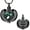 Black/White, variant on Stainless Steel Abalone Shell Heart Sea Turtle Urn Pendant Memory Necklace for Cremation Ashes Holder Memorial Jewelry