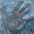 thumbnail image 3 of Ladybugs Tulle Curtains with Rod Pocket, Ladybugs and Ornate Clouds Magic in the Air Pure Hope Creatures Art Design Print, Sheer Drape for Wedding Party 2 Panels, 7 Sizes, Blue Red, by Ambesonne, 3 of 3