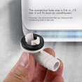 thumbnail image 5 of Air Conditioner AC Drain Hose Connector Elbow Fitting with Rubber Ring for Mini-Split Units and Window AC Unit 3/5 Inch(15mm), 5 of 5