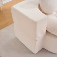 thumbnail image 5 of Sofá de piso sobredimensionado para salón dormitorio, silla de bolsa de frijol para adultos, sofá de bolsa de frijol Loveseat ultra suave, silla de lectura acogedora con relleno, 5 of 5