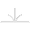 thumbnail image 4 of 96"W x 48"H x 4"D x 4"F, 12/12 Pitch, Richland Architectural Grade PVC Gable Bracket, 4 of 9