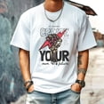 thumbnail image 4 of Men's Short Sleeve Graphic T shirt Collection Summer New Trend Fashion Sweatshirt Loose Fit for Big and Tall Men Shirts, 4 of 5