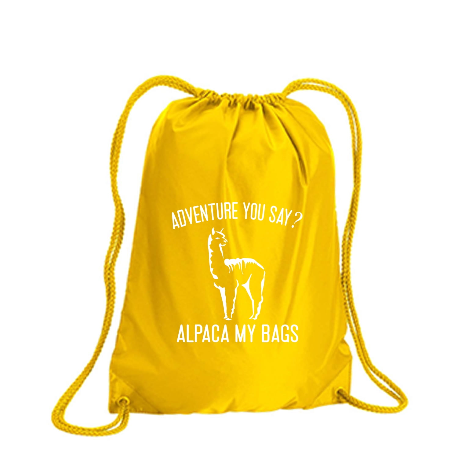 Adventure You Say? Alpaca My Bags Cinch Pack - Walmart.com