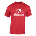 thumbnail image 3 of Respect My Tshirt - Sagittarius Zodiac Sign Graphic T-Shirt, Astrology Symbol Design, Crew Neck, Red, XL, 3 of 4
