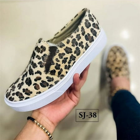 Women s White Sneakers Black Slip on Shoes for Women Low Top Canvas Loafers