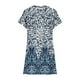 thumbnail image 4 of Vestidos de Verano de Mujer Impresión sin Mangas Cuello Redondo Vestido de Suéter, Moda Casual para la Primavera Y el Verano, 4 of 6