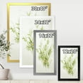 thumbnail image 4 of Designart 'Abstract Retro Drawing of Flowers I' Vintage Framed Art Print, 4 of 4