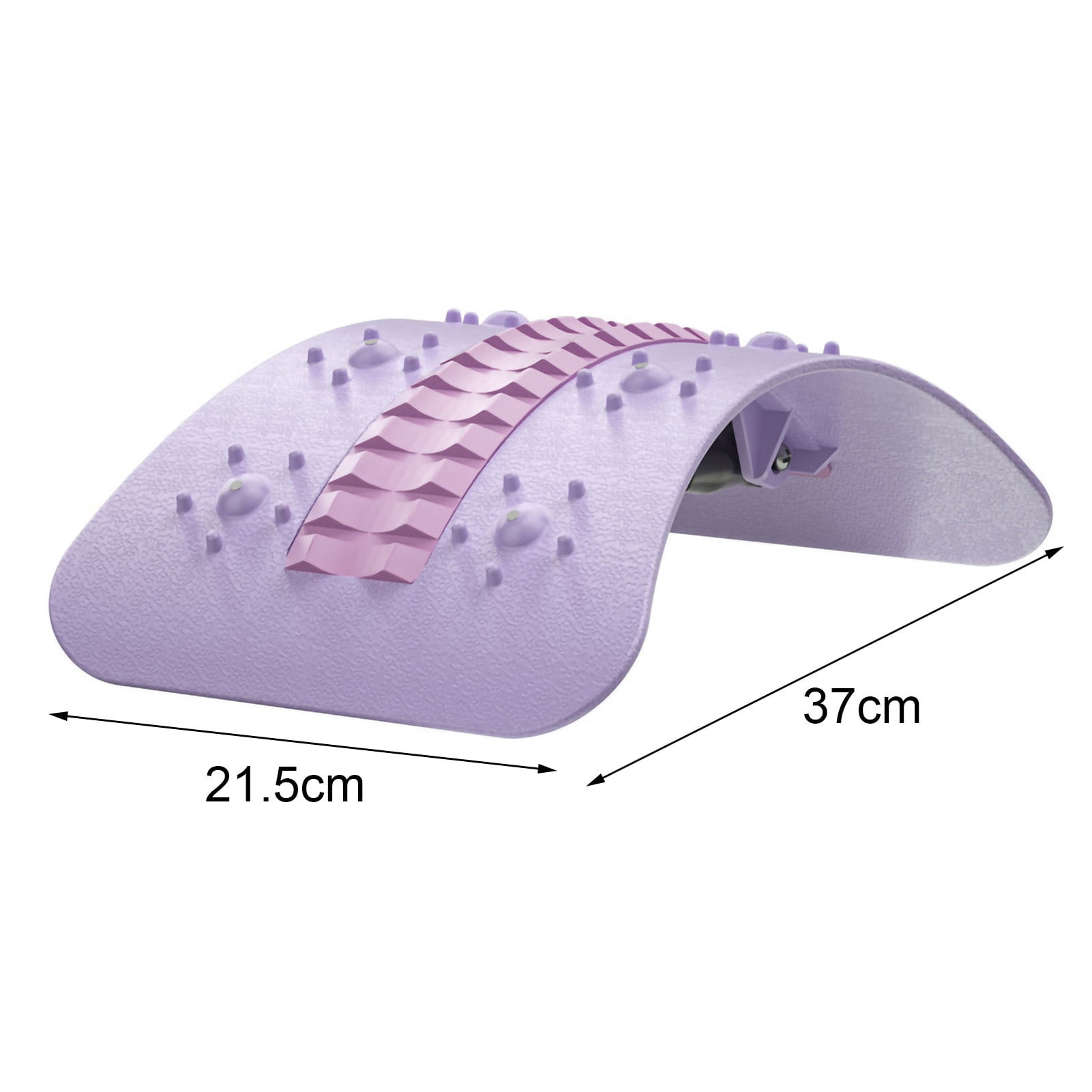Sportteer Posture Corrector Adjustable Back Stretcher Back Stretcher Lower Upper Back Pain Relief Compact Size Portable Multi-Level Adjustable Spine Board Back