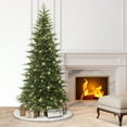 7.5 ft. PreLit Slim Calgary Fir Artificial Christmas Tree