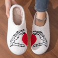 thumbnail image 2 of Wyzesi Slippers For Woman Memory Foam Wide Slippers Popular Home Non Half Packed Slippers With Print, 2 of 6