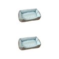 thumbnail image 4 of Billuyoard Sofá cama de tela - Relación -precio Ropa cómoda Suministros para mascotas con estilo Cama para perros Sofá para perros azul S azul S 2piezas, 4 of 6