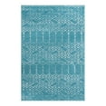 thumbnail image 5 of Unique Loom Paxon Trellis Collection Area Rug - Maeve (4' x 6' Rectangle Teal blue/Ivory), 5 of 7
