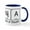 White/Navy Inside, variant on CafePress - Ninja The Element Of Stealth - 11 oz Ceramic Mug - Novelty Coffee Tea Cup