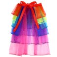 thumbnail image 5 of Senikei Rainbow Layered Organza Tutu Skirt with Adjustable Tie, 5 of 6