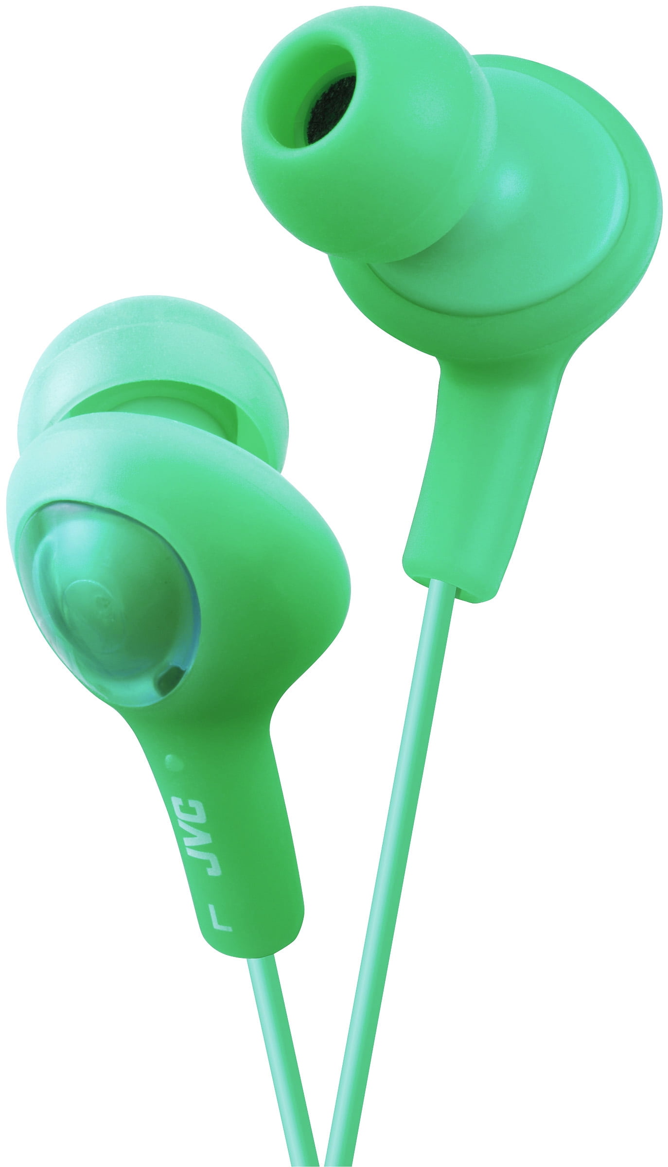 JVC Gumy Plus Wired In-Ear Earbuds, Green