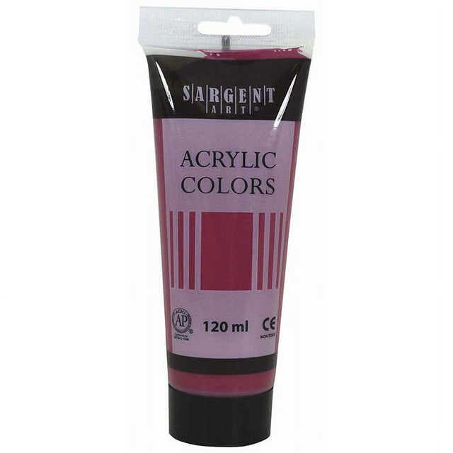 SARGENT ART 120ML TUBE ACRYLIC ALIZARIN CRIMSON