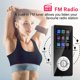 thumbnail image 2 of Reproductor MP3 con radio FM y grabadora de voz Mini reproductor MP3 portátil de música Bluetooth 4.2, 2 of 8