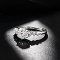 thumbnail image 4 of Luxury VVS1 D Color 6mm Delicate Moissanite Daily Wear Women's Ring - 925 Sterling Silver Anniversary Jewelry Gift - Size 5~9, 4 of 8