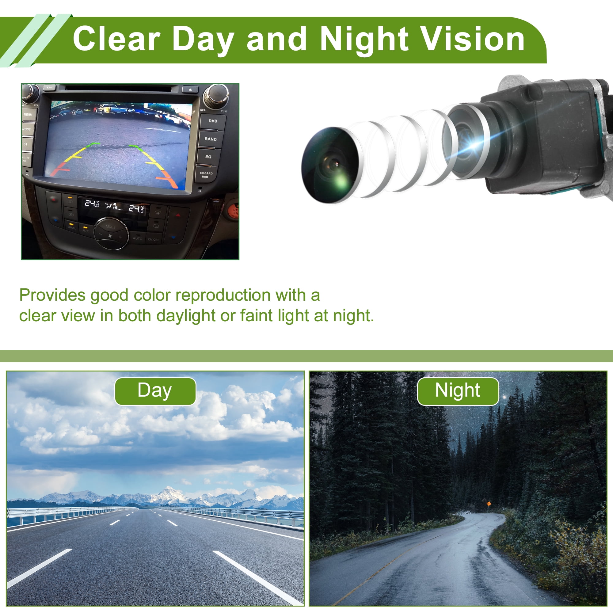 Unique Bargains Car Park Assist Camera for Dodge Durango 2014 2015 No.68206872AG