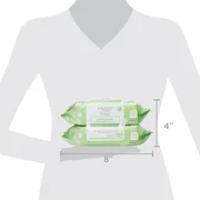 Equate Exfoliating Cleansing Towelettes with Cucumber, Aloe, and Green Tea, 100 Count